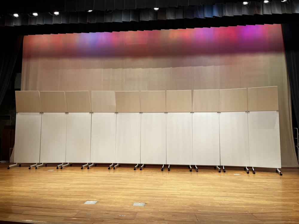 音楽用反射板の導入